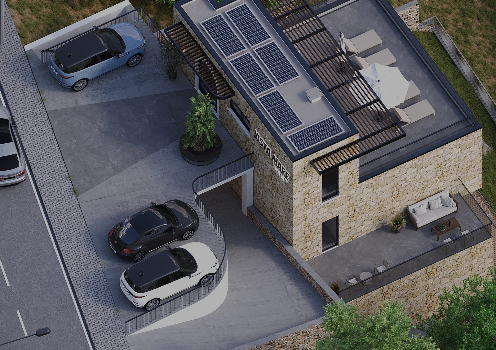 Albtecture Studio është studio arkitekture dhe projektimi e specializuar në arkitekturë bashkëkohore, dizajn hotelier, residencial dhe urban, me fokus në integrimin me peizazhin, materialet natyrore, qëndrueshmërinë dhe vizualizimet arkitekturore (3D & ArchViz). Ne krijojmë projekte funksionale, estetike dhe unike, të përshtatura për kontekstin mesdhetar dhe tregun bashkëkohor.