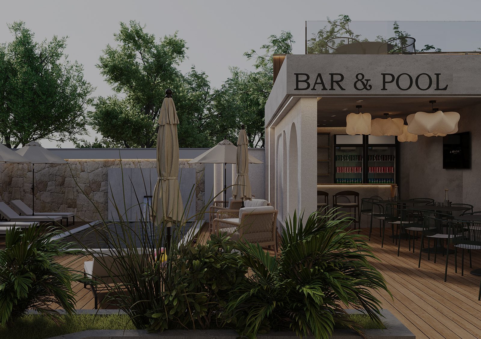 architecture in Tirana, architecture in Albania, modern architecture, architecture studio Albania, landscape architecture, outdoor design, terrace design, rooftop terrace, bar and pool design, landscape oasis, garden terrace, urban oasis, modern courtyard design, minimal design, Mediterranean style, natural materials, contemporary architecture, sustainable design, studio arkitekture Shqipëri, projekt arkitekture Tiranë, dizajn peizazhi modern